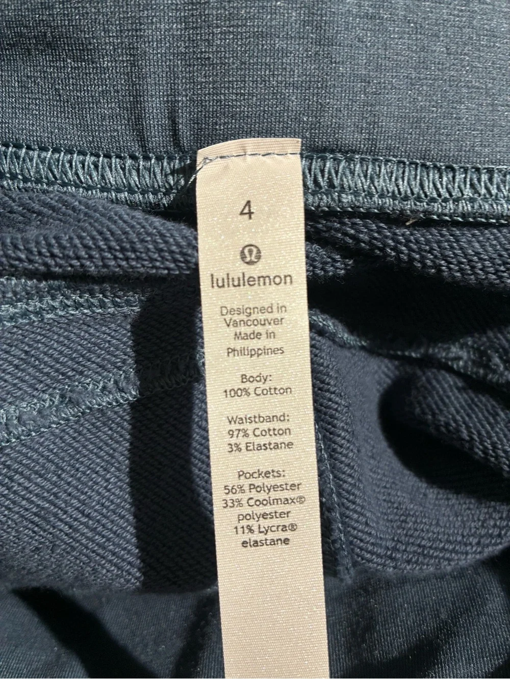 Lululemon Warm Down Jogger 29” Pants Blue